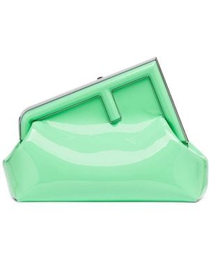 Fendi First Midi Clutch Bag - Green