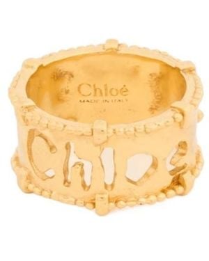 Chloé Medals Ring - Metallic