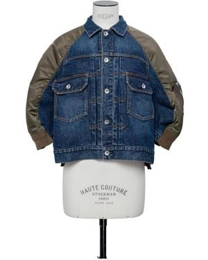 Sacai Denim Twill Jacket - Blue