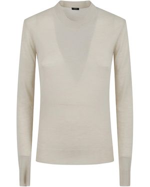 JOSEPH Ribbed Knitwear - Gray
