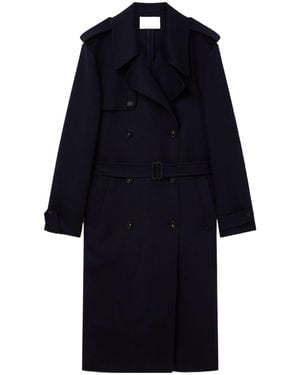 Stella McCartney Double-Breasted Trench Coat - Blue