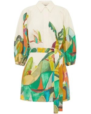 ALÉMAIS Shirt Dress - Green