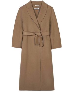 Max Mara Long-Sleeved Coat - Natural
