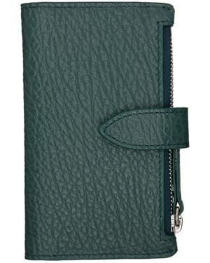 Maison Margiela Four Stitches Zip Wallet - Green