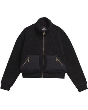 Barbour Fleece Zip Jacket - Black