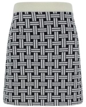KENZO Weave Mini Skirt - Black