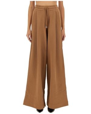 Dries Van Noten Drawstring Straight-Leg Trousers - Brown