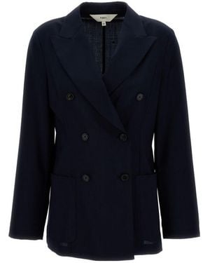 Barena Double Breasted Blazer - Blue