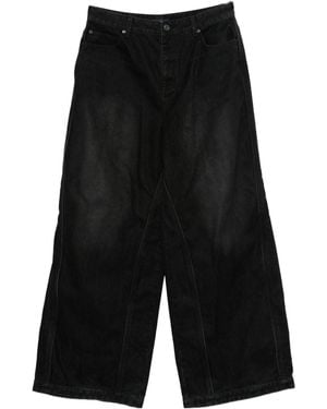 Juun.J Split-Seam Jeans - Black