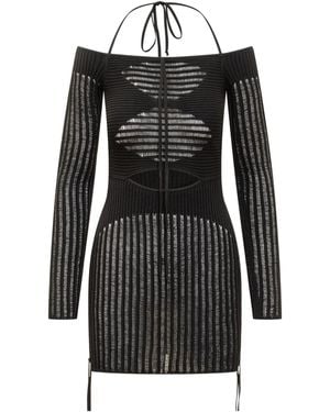 ANDREADAMO Strap-Up Dress - Black