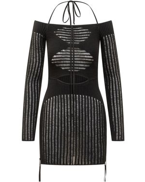 ANDREADAMO Lace-Up Dress - Black