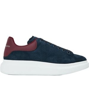 McQueen Oversized Leather Sneakers - Blue