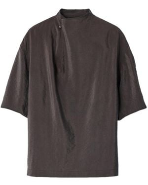Lemaire Soft Collar Top - Gray
