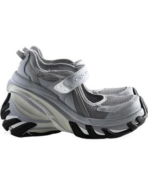 Balenciaga Hydra Mary Jane Sneakers - Gray