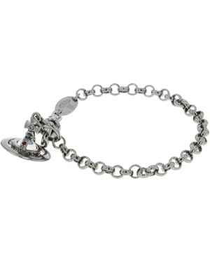 Vivienne Westwood Petite Orb Chain Bracelet - White