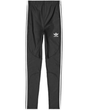 Balenciaga X Adidas Logo Printed Leggings - Gray