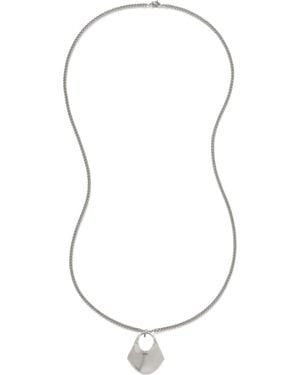 KHAITE Lotus Small Necklace - White