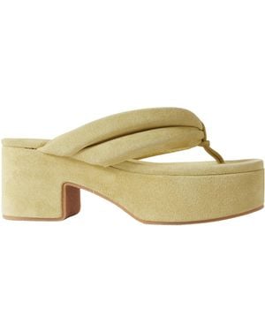 Dries Van Noten Platform High-Heeled Sandals - Natural
