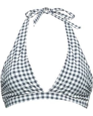 Ganni Chequered Bikinis - Black