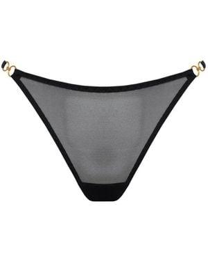 Bordelle Retta Thong - Grey