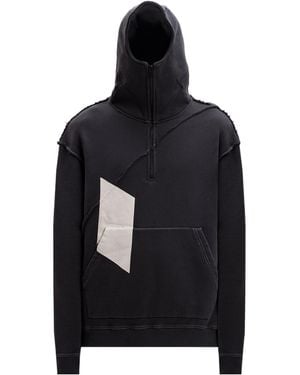 A_COLD_WALL* A-Cold-Wall* Aspect Half Front Zipped Hoodie - Black