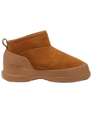 Moon Boot Logo Ankle Boots - Brown