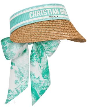 Dior Iviera D-Ocean Visor With Mitzah - White
