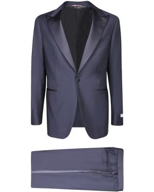 Canali Single-Breasted Suit - Blue