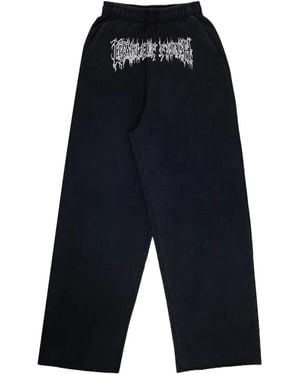 Vetements Cradle Of Filth Baggy Terry Sweatpants - Blue