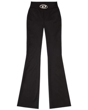DIESEL P-Erseus Logo Plaque Trousers - Black