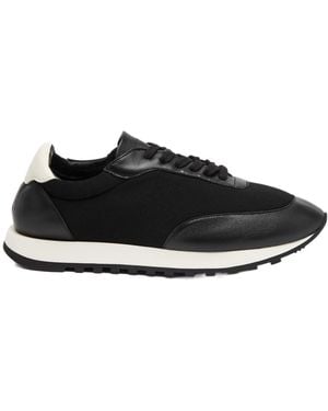 The Row Spliced Mesh Knit Sneakers - Black