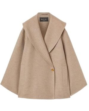 Loro Piana Enrique Cashmere Short Coat - Natural