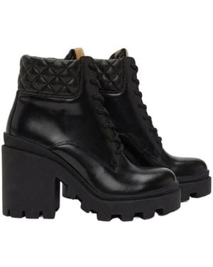 Gucci Lace-Up Ankle Boots - Black