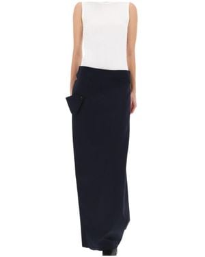 Jean Paul Gaultier Pleated Culottes - Blue