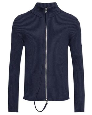 Courreges Zip-Up Cardigan - Blue
