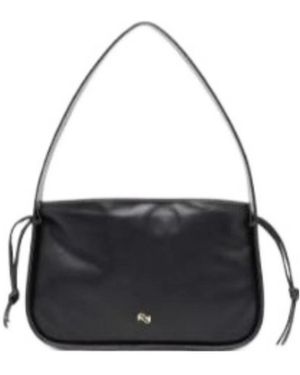 Yuzefi Logo Shoulder Bag - Black