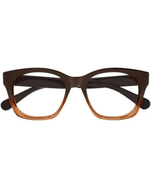 Chloé Chloé Eyewear Rectangle-Frame Glasses - Multicolour