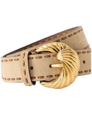 Etro Casual Leather Belt - Metallic