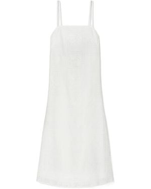 Tory Burch Strapped Midi Dress - White