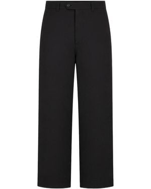 Comme des Garçons Buckled-Back Trousers - Black
