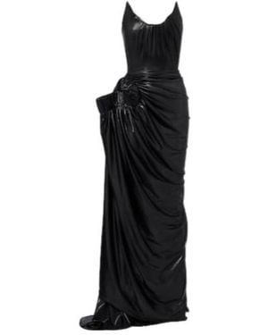 Maticevski Lexicon Draped Gathered Gown - Black