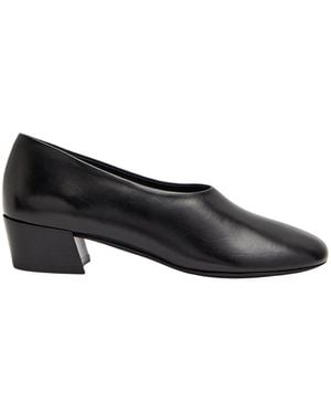 KHAITE Marcy 30 Leather Pumps - Black