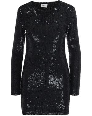 P.A.R.O.S.H. Sequin Long-Sleeve Dress - Black