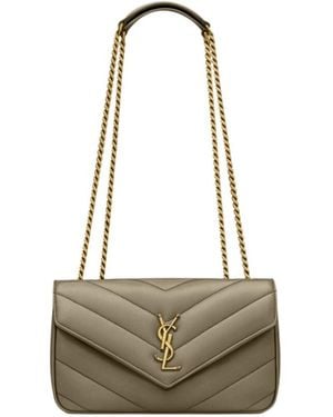 Saint Laurent Loulou Small - White