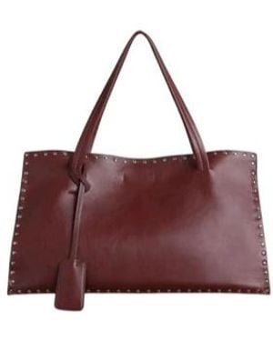 Phoebe Philo Small Studded Handbag - Red