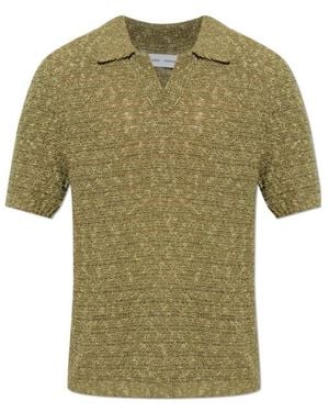 Samsøe & Samsøe Samsøe Samsøe Saperry Textured Polo Shirt - Green