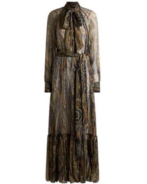 Etro Long-Sleeved Dress - Natural
