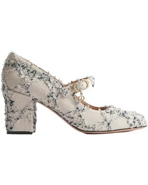 Dior Round-Toe High Heels - White