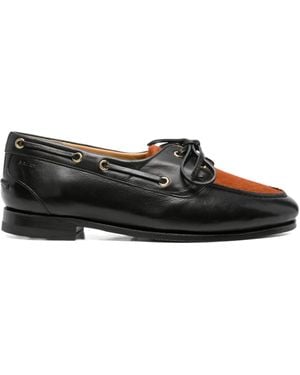 Bally Leather Derby Shoes - Black