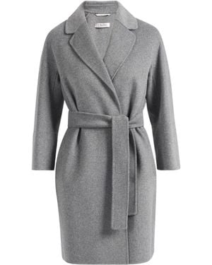 Max Mara Long-Sleeved Coat - Gray